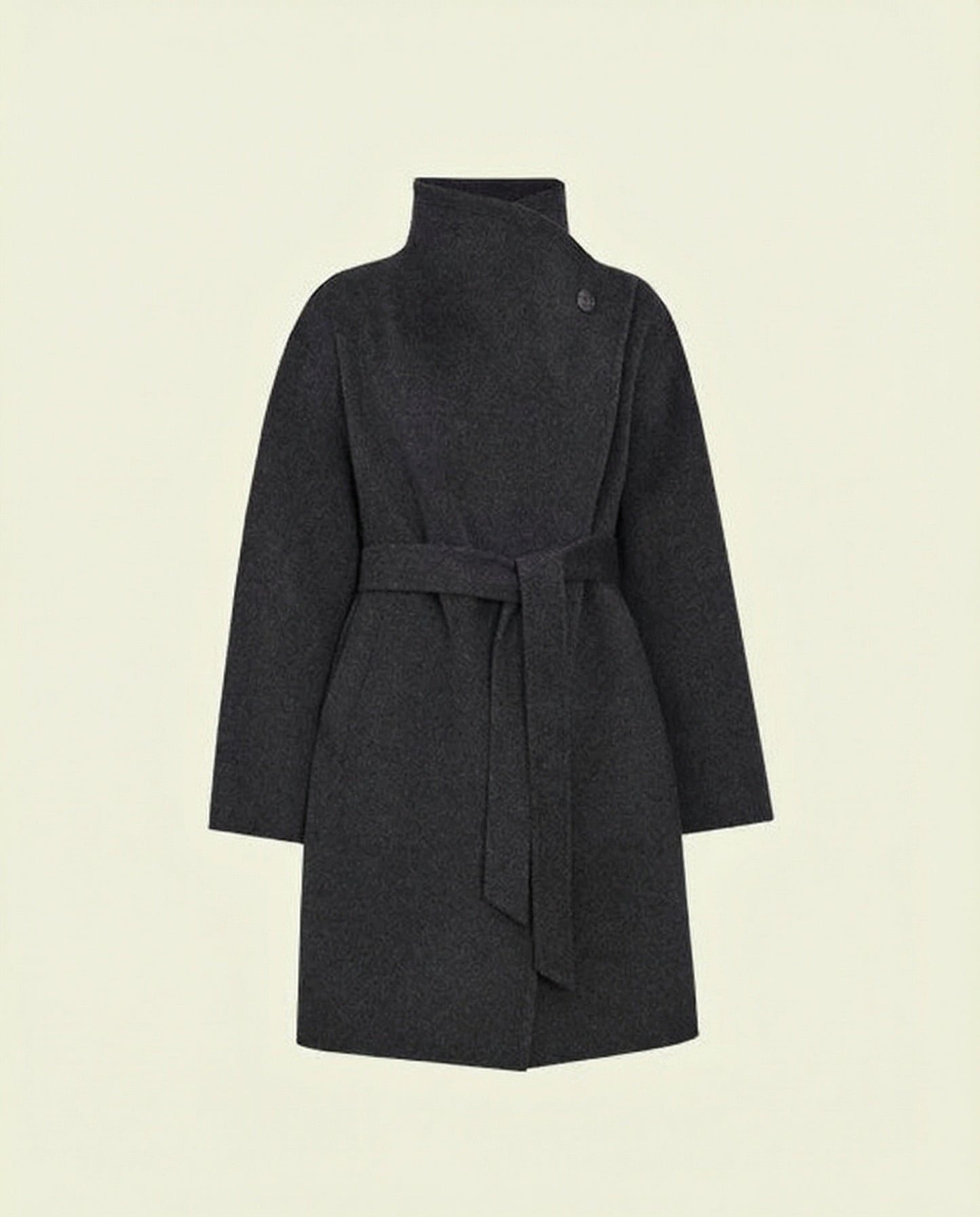 Amelie Wrap Coat - Misty Gray