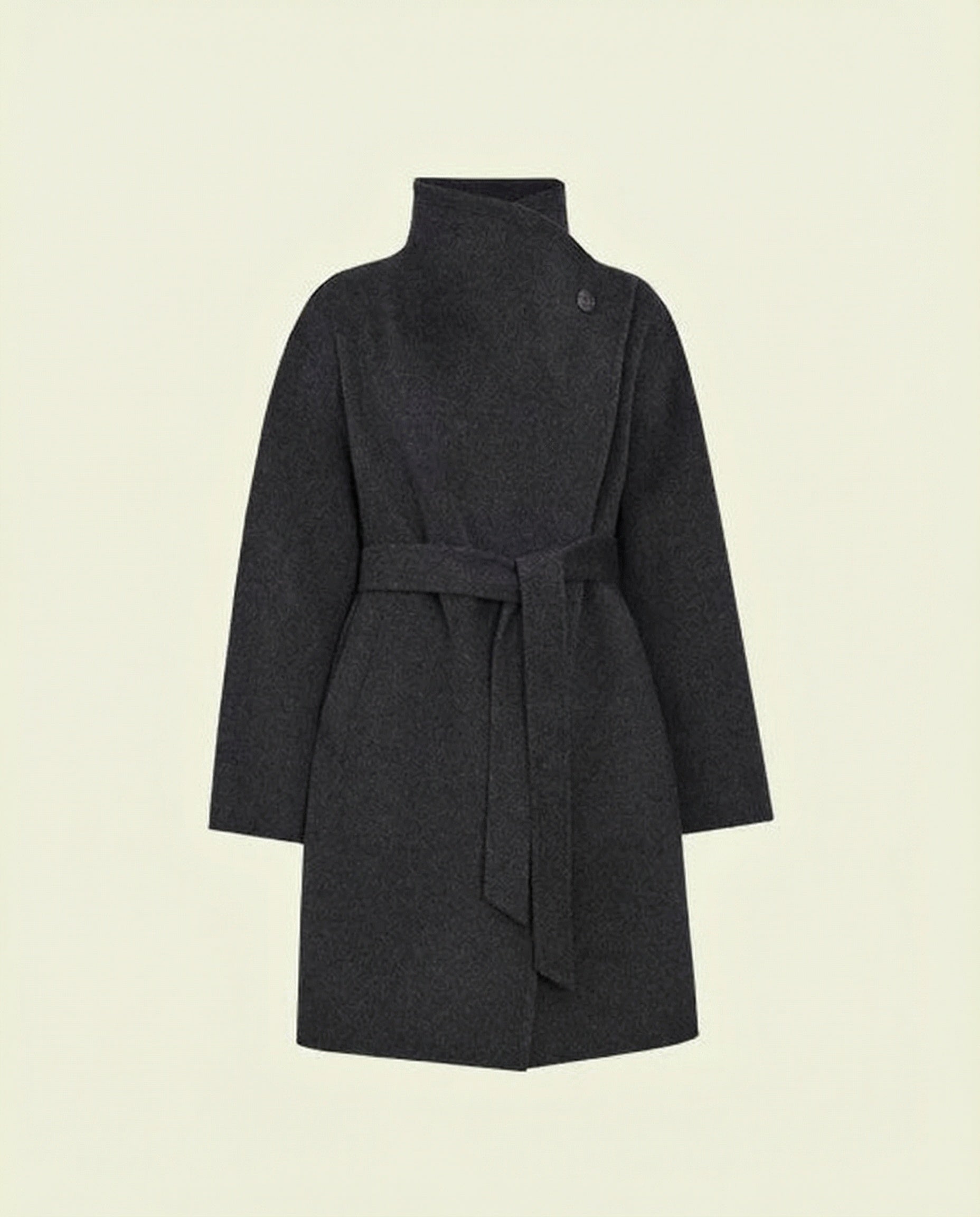 Amelie Wrap Coat - Misty Gray