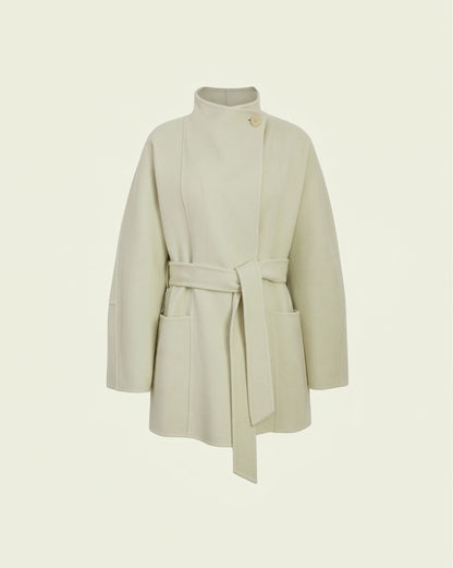 Fleur Shawl Coat - Light Green