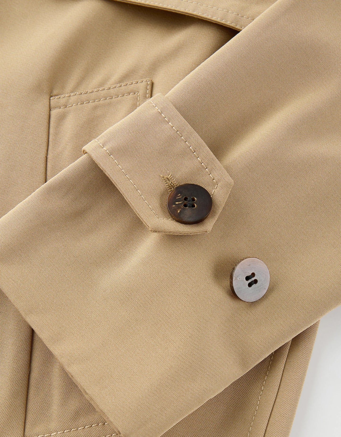 Brigitte Belted Short Trench Coat - Lifestyle