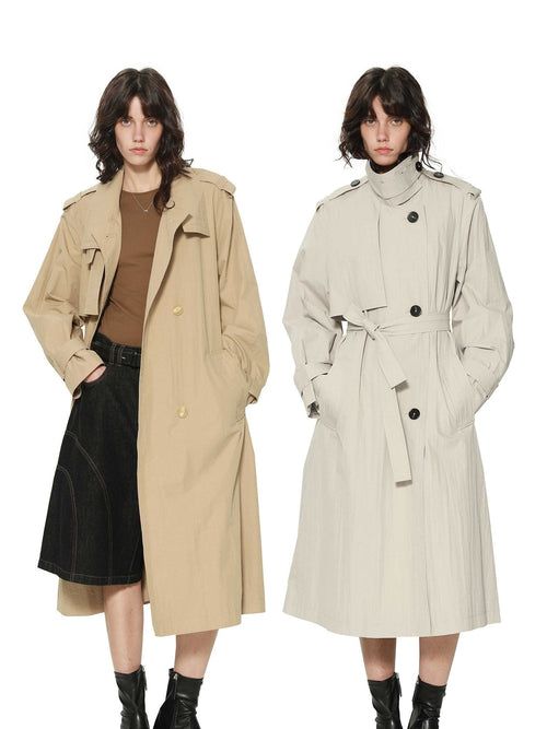 Celine Belted Long Trench Coat - Featured