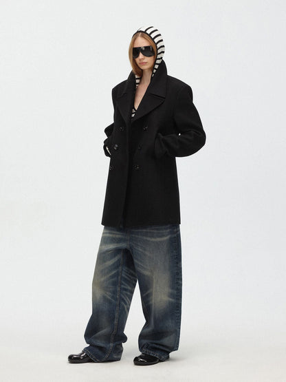 Victoria Double-Breasted Peacoat