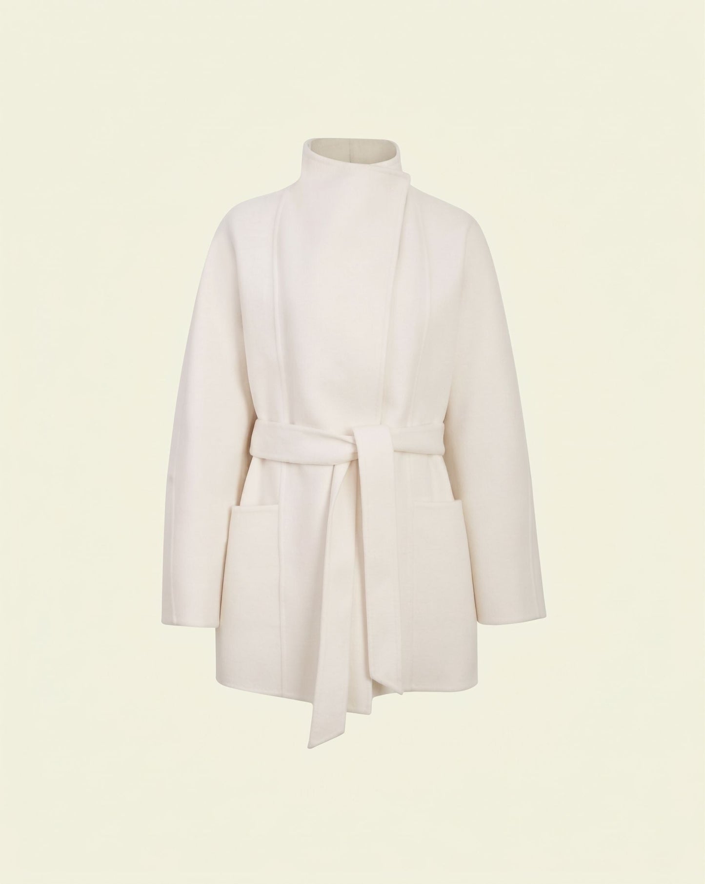 Fleur Shawl Coat - Ivory