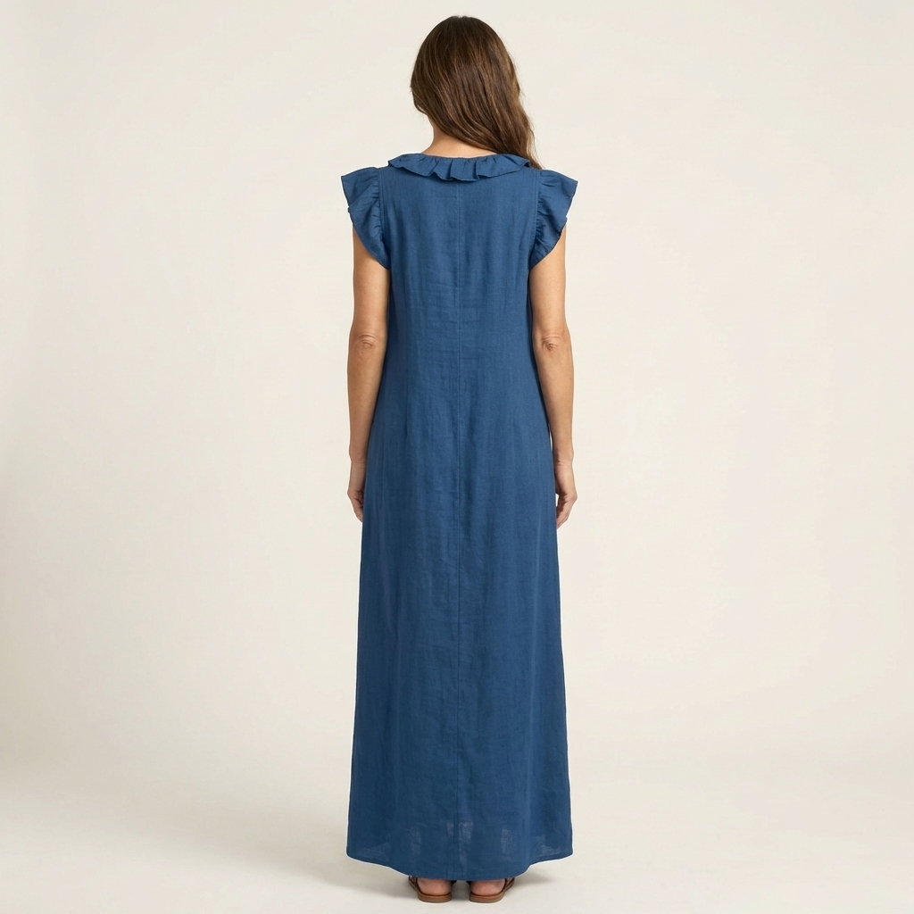 Anita Dress — ruffle sleeves