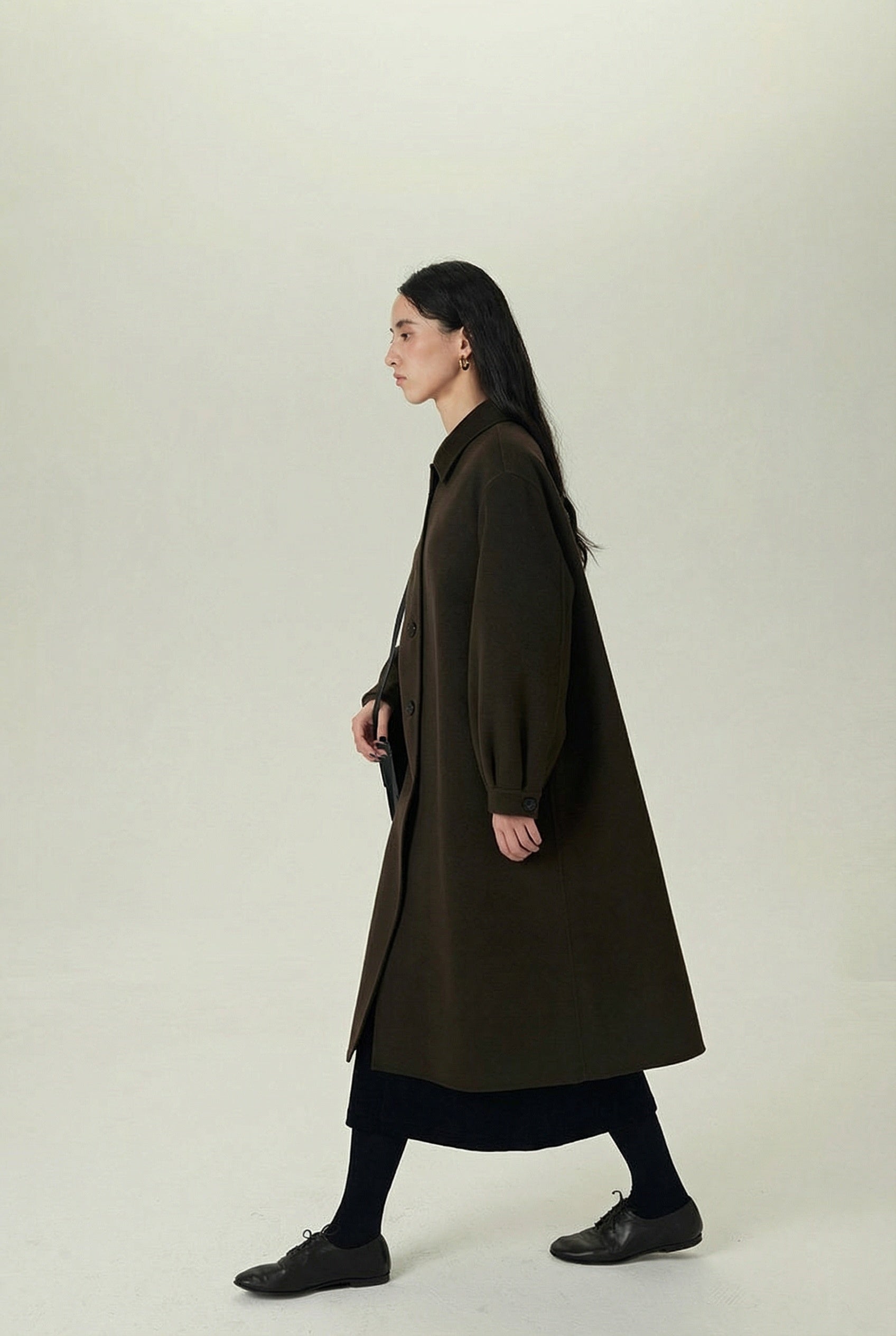 Odette Single-Breasted Long Coat